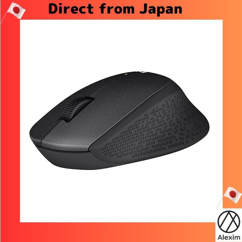 [Direct from Japan]Logitech Quiet Mouse Plus M331rBK Wireless Wireless 3-Button Battery Life 18 mont