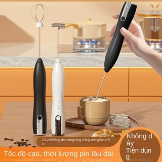 Máy Đánh Bóng Điện USB Di Động Nhà Bếp Cầm Tay Trứng Trắng Cà Phê Sữa Bọt Máy Bọt Sữa Bọt Đánh Kem