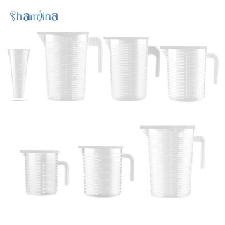Cốc đo Shamjina có cân Bình đựng nước có nắp Kithchen Tiện ích Hộp đựng chất lỏng cho nước ép Hosheold