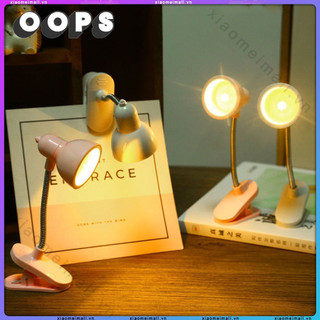 Oops! Đèn bàn LED kẹp đèn LED mini Đèn đọc sách phòng ngủ Đèn bàn đọc sách phòng ngủ Đèn bàn học tập gia đình Đèn bàn học tập