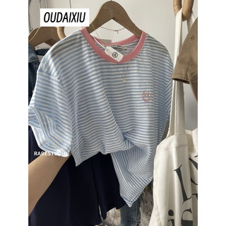 OUDAIXIU áo sơ mi nữ áo kiểu hàn quốc Tinh tế Xinh  Thoải mái thông thường WCS24603KY 25Z240616