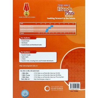 Sách Tiếng Anh 9 Friends Plus - Workbook
