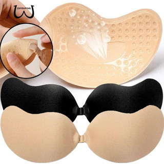 Zxyouping A-D Cup Có Thể Tái Sử Dụng Núm Vú Bao Miếng Dán Miếng Dán Push Up Áo Ngực Dính Pasty quây Áo Lót Váy Cưới Đồ Lót Đệm Silicon