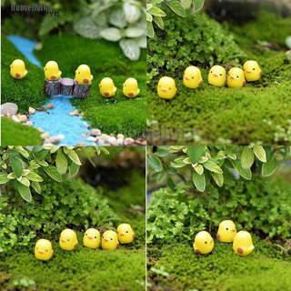 Set 5 mô hình chú gà con mini trang trí sân vườn