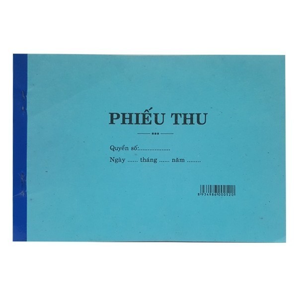 Phiếu Thu 2 Liên - Fahasa