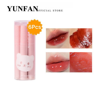 Magic casa set 6 son kem hiệu ứng gương màu sắc tự nhiên phong cách hàn quốc