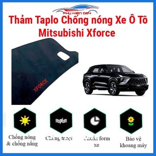 Thảm taplo xe ô tô Mitsubishi Xforce 2024-2025 hai loại nhung, da