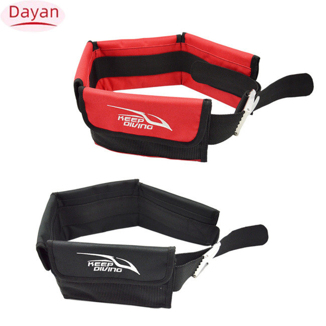 Đai trọng lượng lặn bỏ túi có thể điều chỉnh Scuba với thiết bị thể thao dưới nước có khóa bằng thép không gỉ