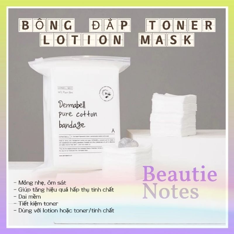 [HỎA TỐC] BÔNG ĐẮP TONER LOTION MASK DERMABELL HXT