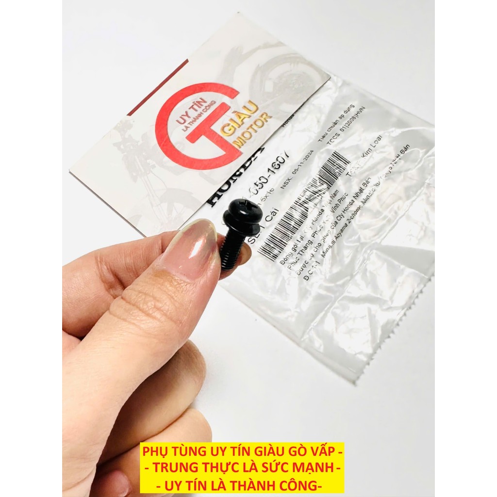Phụ Tùng Ốc vít có đệm 5x16 bắt mặt nạ AB 110 xịn _PT Giàu Gò Vấp _PT Uy Tín Giàu Gò Vấp