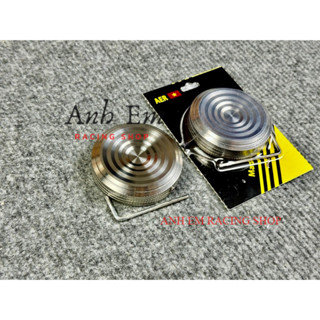  Nắp xăng Inox 304 Nắp bình xăng Inox 304 CNC mẫu Thái gắn cho nhiều dòng xe máy TẶNG LỤC GIÁC 