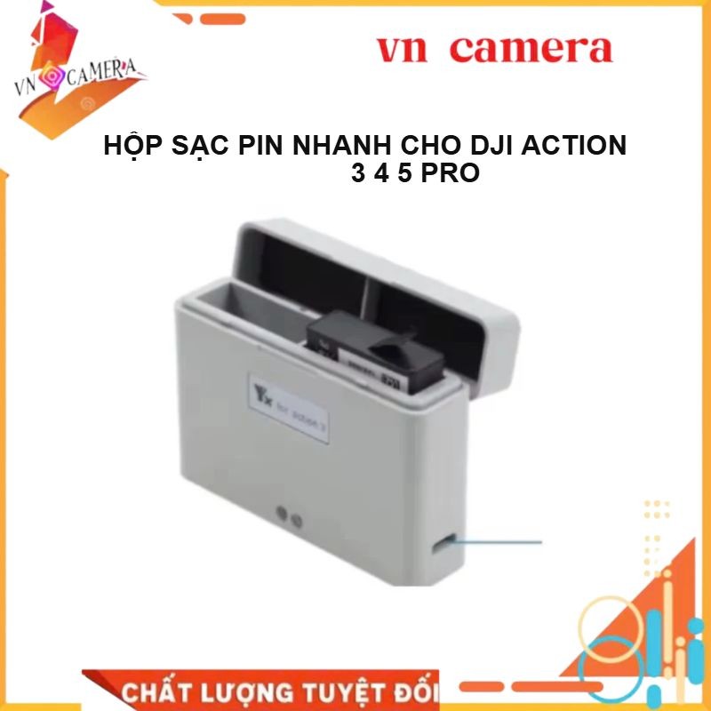 hộp sạc pin máy quay dji action 4 3 , phụ kiện máy quay dji