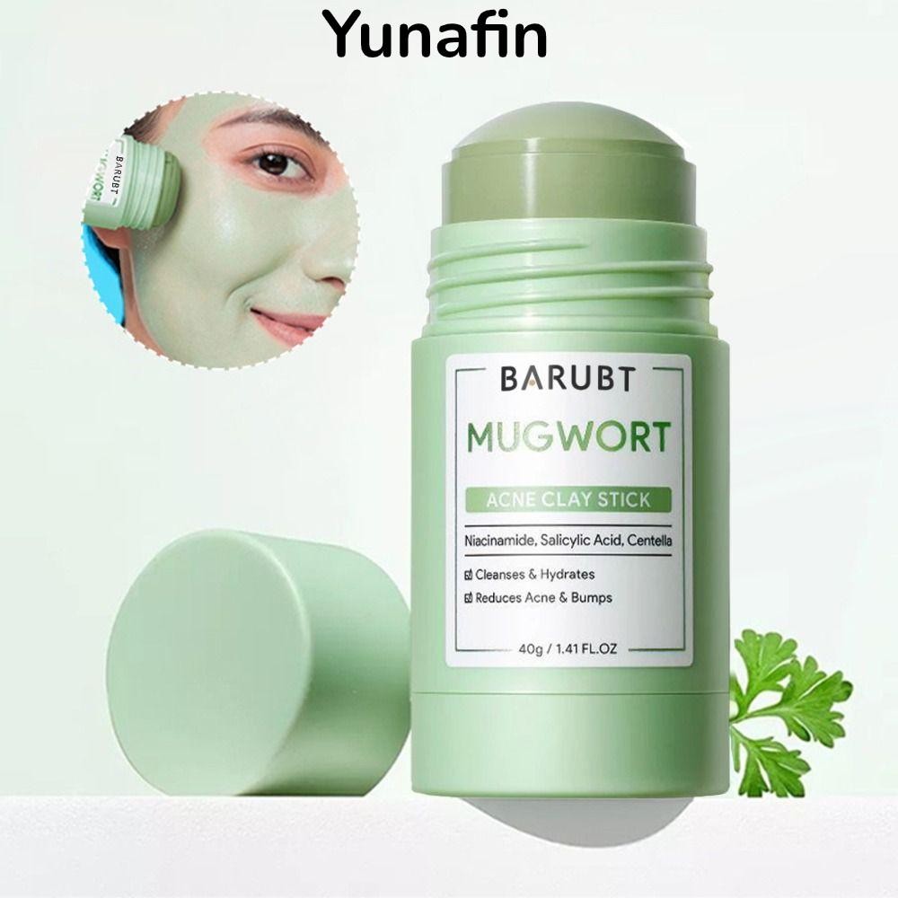 Yunafin Mugwort Stick, Loại bỏ mụn đầu đen Alaska Volcano Stick, Chăm sóc da Làm trắng da Dưỡng ẩm K