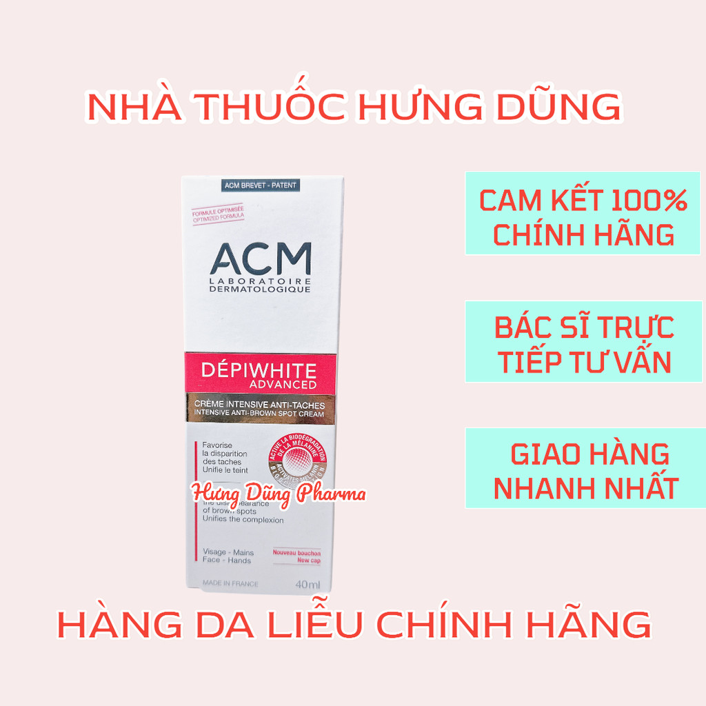 Kem giảm nám tàn nhang da không đều màu ACM Depiwhite Advanced Anti-Brown Spot Cream - 40ml