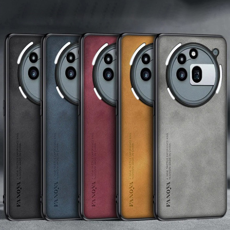 For Nothing Phone (3a) Pro Luxury Business Retro Leather Soft Rubber TPU Case Cover