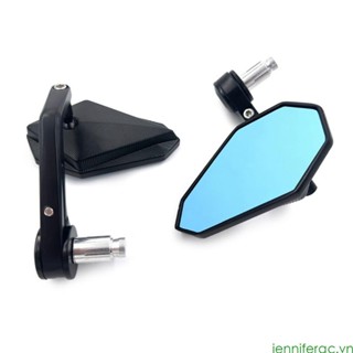  Jenniferac 7 8 Chống chói Tay Cầm Xe Máy Thanh Cuối Kính Chiếu Hậu Điều Chỉnh 360 Độ 