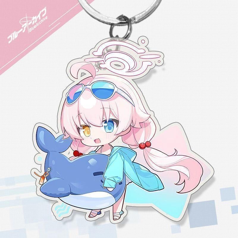 Móc Khóa (24 Kiểu) Takanashi Hoshino Sunaokami Shiroko Sorasaki Hina Izayoi  - Kamay