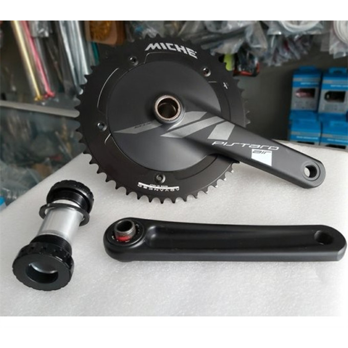 Đùi đĩa fixed MICHE PISTARD 48T kèm BB - Đen (Bộ)