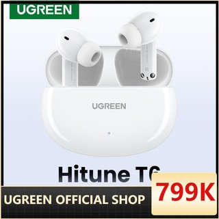 UGREEN Tai nghe Bluetooth HiTune T6 ANC TWS IPX5Khử tiếng ồn chủ động Hi-Res LDAC Bluetooth 5.3 Tai nghe cho  iPhone 14 iPhone 15 Pro Max