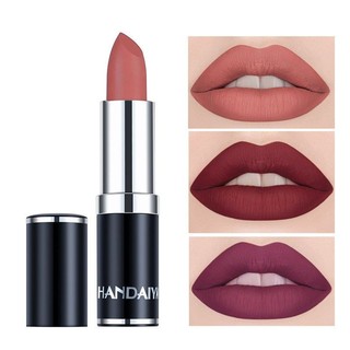 Matte Matte Lipstick Dưỡng Ẩm Lâu Dài Nhung Dưỡng Ẩm Matte Son Môi Tím Son Môi Màu Mận Bò Màu Máu