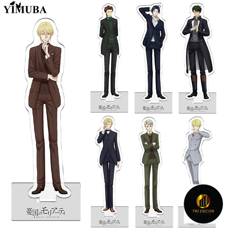 Mô hình Standee Nhà Ái Quốc Moriarty Anime Moriarty The Patriot William James Moriarty Sherlock Holm