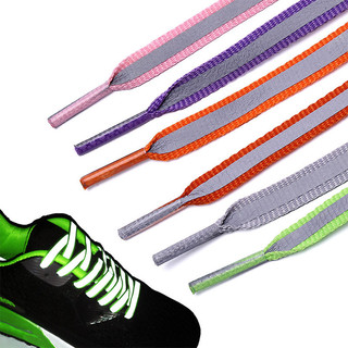1.2m unisex giày dây dạ quang phản quang sneaker dây phát sáng phẳng an toàn chạy chạy bộ dây giày 1m 1 đôi