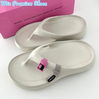 Dép xỏ ngón bạc thời trang dành cho nữ, dép xỏ ngón đế bệt, giày đi biển bên bờ biển