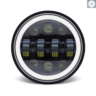 Đèn pha led 5-3 / 4 5,75 inch, đèn pha xe máy tròn 1 cái có drl / tín hiệu rẽ / chùm thấp / đèn pha chống nước ip67 thay thế cho xe máy ô tô moto-4.22