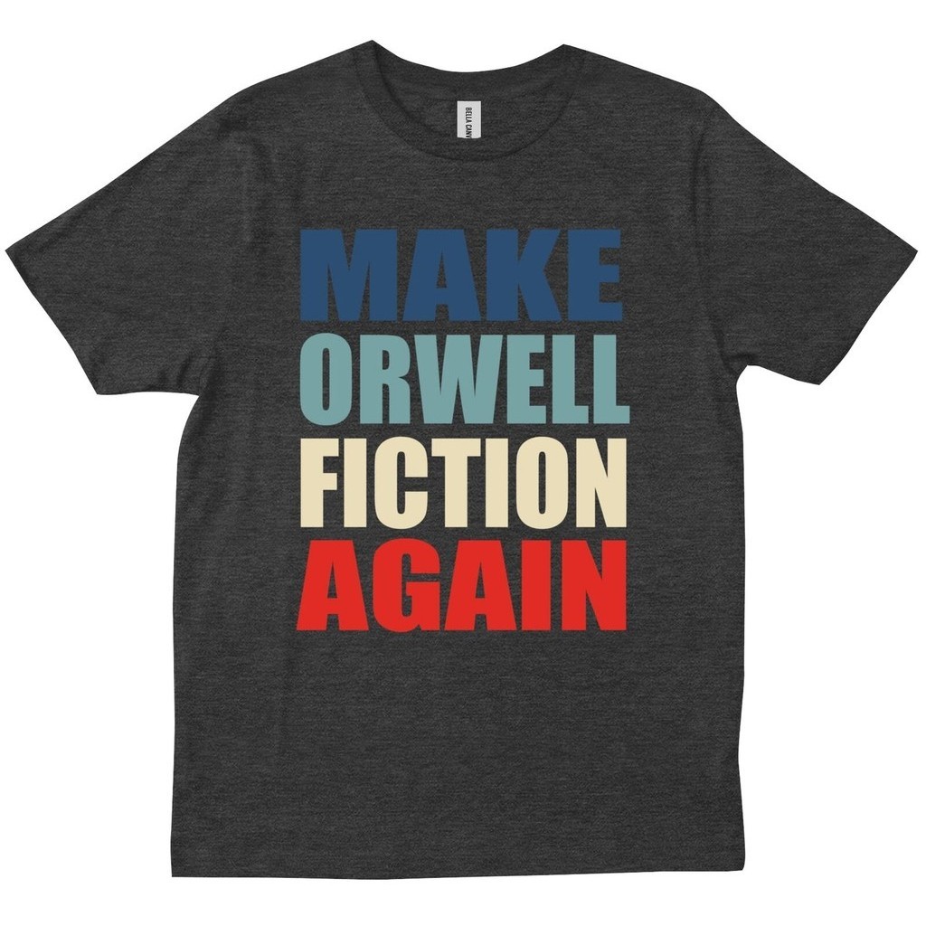Make Orwell Fiction Again 1984 Giuliani Parody Áo thun giáo viên
