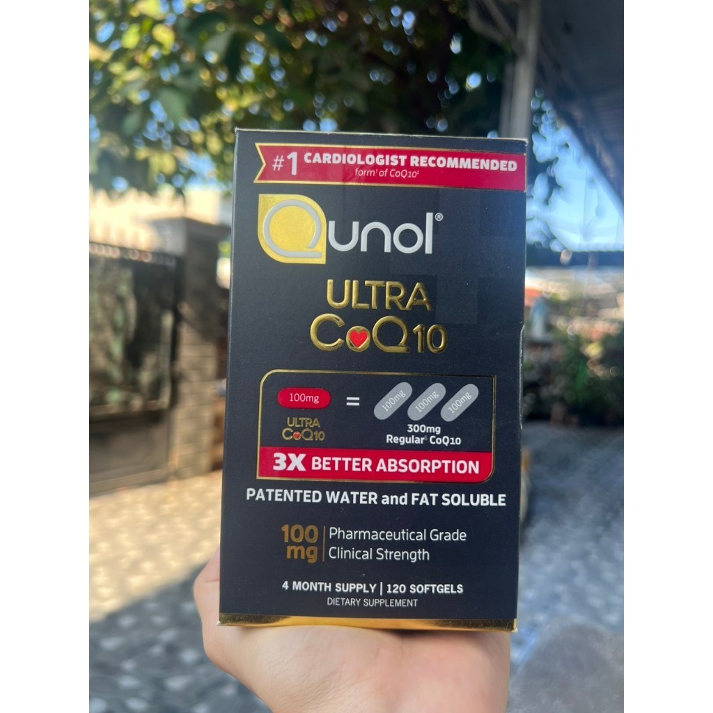 Viên Qunol Ultra CoQ10 3X Better Absorption 100mg 120 viên Softgels