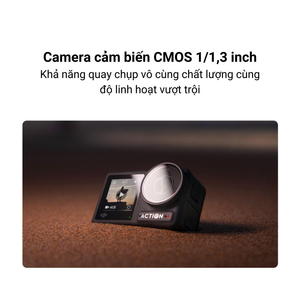 Camera hành động DJI Osmo Action 4 Standard Combo máy quay hành trình 4K 120fps, góc siêu rộng | BigBuy360 - bigbuy360.vn