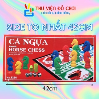 Cờ cá ngựa nam châm cỡ lớn hàng xịn 42x42cm - cờ cá ngựa đủ kích thước