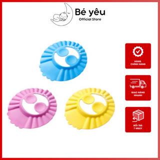 Mũ Tắm Gội Đầu Chắn Nước, Nón Tắm Có Bịt Tai Cho Bé