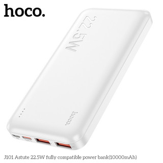 Sạc dự phòng 2A J101B PD 22.5W cổng TypeC Androi/ Iphone đời mới 30000mAh tích hợp đèn Led Hoco chính hãng dòng 2024