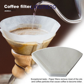 100 types of natural unbleached coffee filter paper