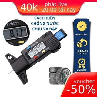 Thước đo độ sâu, độ dày lốp xe 0-25mm - Nhựa ABS
