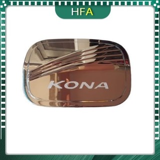 Ốp nắp bình xăng mạ crom xe hyundai kona 2019 - hfa