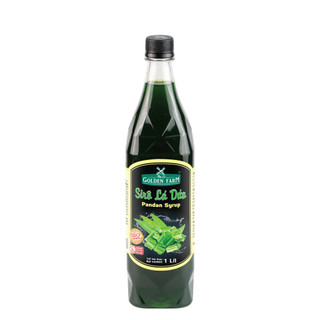 Siro golden farm chai 1l - lá dứa