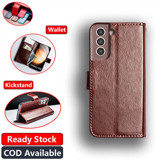 Samsung Galaxy S22 + 5G Plus SM-S906B DS SM-S901B DS Ví da cổ điển cổ điển Folio Case Flip Notebook Style Cover có khe cắm thẻ chân đế đóng từ tính