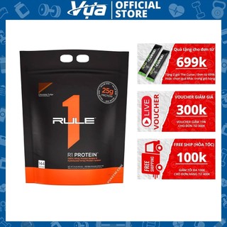 Bột Protein Rule 1 - R1 Protein (9.9 - 10 Lbs) - Tăng Cơ Giảm Mỡ, Hỗ Trợ Phục Hồi Cơ Bắp, Chính Hãng