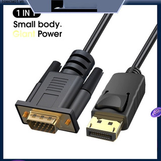 Độc tính011080Cáp chuyển đổi Dp sang Vga p 60Hz cho máy chiếu / máy tính xách tay