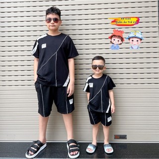 [size 10kg-65kg] Bộ thun cotton may phối cho bé trai