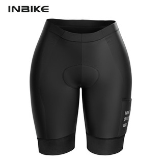 Powerband inbike quần short xe đạp nữ đệm 3d đi xe đạp quần short đi xe đạp đường bộ quần short có túi bên quần áo xe đạp