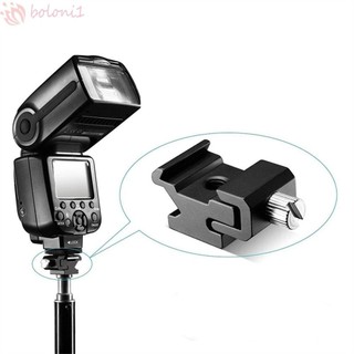 [Cod] Giá đỡ đèn Flash giày nóng màu đen Studio ảnh Giá đỡ chân máy 1 / 4 Vít hợp kim nhôm Giá đỡ giày nóng lạnh