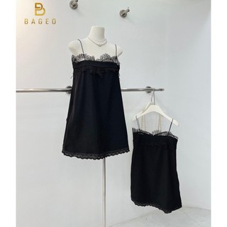 Váy hai dây viền ren TKCC BAGEO
