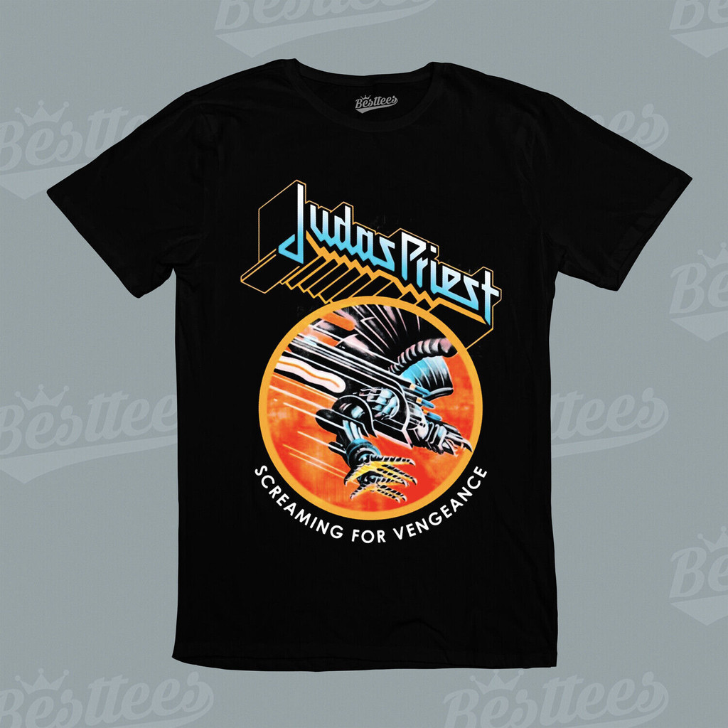 Unisex Tiếng Anh Kim Loại Nặng Judas Priest Ban Nhạc Rock N Roll Áo Thun