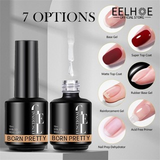 EELHOE Thời trang Nail Art Sơn móng tay mạnh mẽ Thân thiện với môi trường Nail Art Sơn móng tay Sơn lót thời trang Shining Làm trắng sơn móng tay Ice Clear Nail Polish