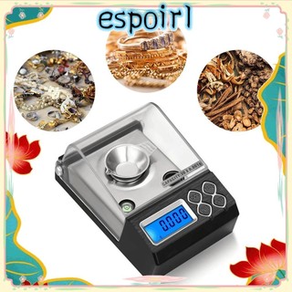 Espo LCD Cân kỹ thuật số Cân bằng trọng lượng chất lượng cao Cân trọng lượng phòng thí nghiệm chính xác Cân Milligram