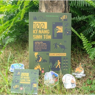 100 kỹ năng sinh tồn bìa cứng tặng kèm sticker - Đinh Tị