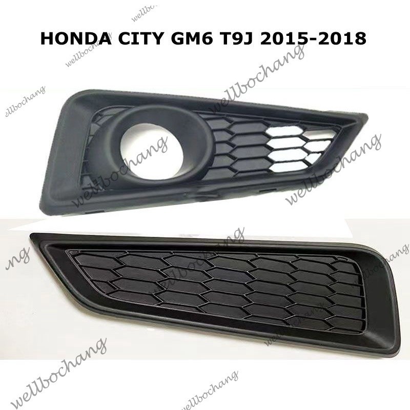 Vỏ đèn sương mù Cản trước Đèn sương mù che mui xe Trang trí cho HONDA CITY GM6 T9J 2015 2016 2017 20